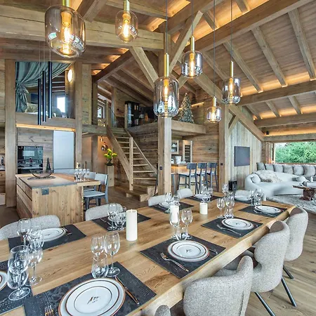 Chalet Moderne Avec Piscine Interieure Et Hammam - Fr-1-569-76 Megeve